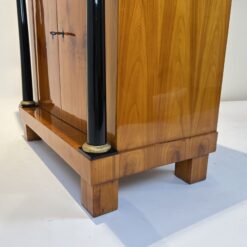 German Biedermeier Half-Cabinet - Side Profile with Columns Base - Styylish