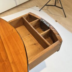 Round Biedermeier Side Table - Drawer Interior Detail - Styylish