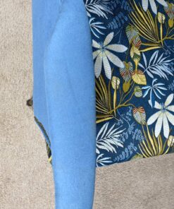 Midcentury Loveseat - Arm Rest Fabric Detail - Styylish