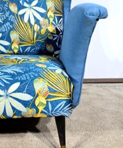 Midcentury Loveseat - Bottom Side Profile - Styylish