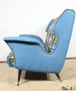 Midcentury Loveseat - Side Edge Design - Styylish