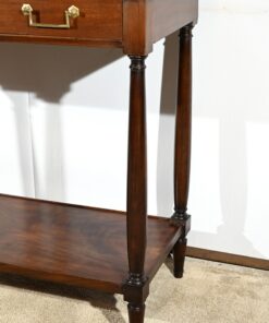 Mahogany Console Louis XVI - Side Columns - Styylish