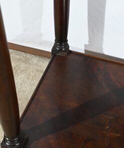 Mahogany Console Louis XVI - Bottom Level with Columns - Styylish