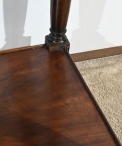 Mahogany Console Louis XVI - Bottom Level with Column Detail - Styylish
