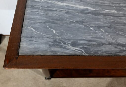 Mahogany Console Louis XVI - Marble Top - Styylish