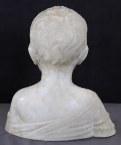 Sculpture in White Marble - Back Profile - Styylish