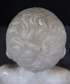 Sculpture in White Marble - Hair Detail - Styylish