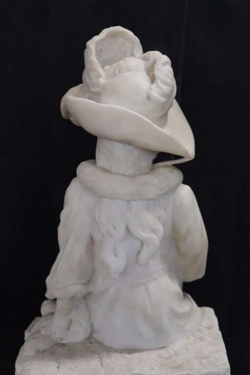 Italian Marble Sculpture - Back - Styylish