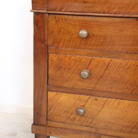 Italian Solid Walnut Antique Chest of Drawers