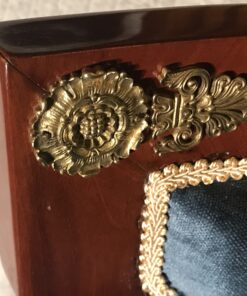 Pair of French Empire barrel Armchairs - Gold Decoration - Styylish