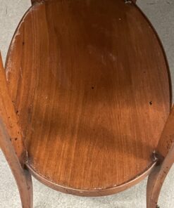 French Oval Side Table- lower shelf- Styylish