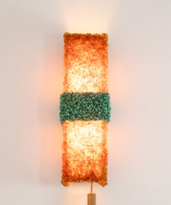 Amazonite Amber Wall Lights - Light On - Styylish