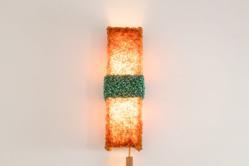 Amazonite Amber Wall Lights - Light On - Styylish