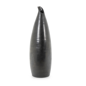 Les Potiers d’Accolay Turned Earthenware Vase, 1955