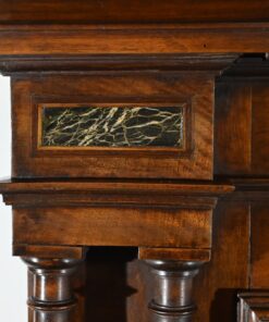 Two-Body Buffet Solid Walnut - Top Side Columns - Styylish