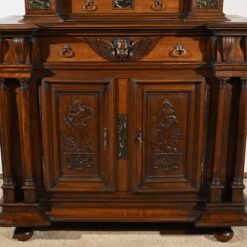 Two-Body Buffet Solid Walnut - Bottom Compartment - Styylish