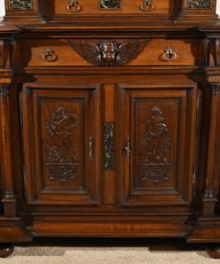 Two-Body Buffet Solid Walnut - Bottom Compartment - Styylish