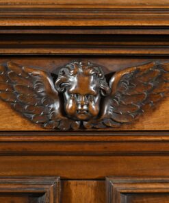 Two-Body Buffet Solid Walnut - Angel Face Detail - Styylish