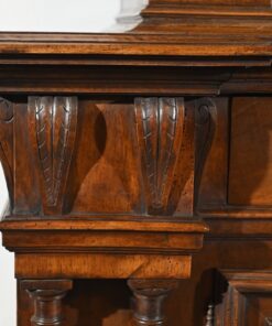 Two-Body Buffet Solid Walnut - Top Left Profile - Styylish