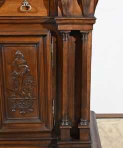 Two-Body Buffet Solid Walnut - Right Profile - Styylish