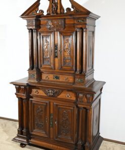 Two-Body Buffet Solid Walnut - Side Detail - Styylish