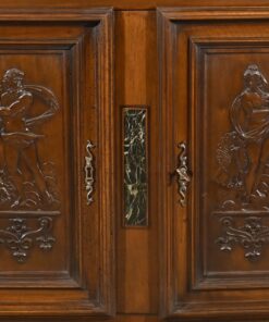 Two-Body Buffet Solid Walnut - Central Carvings - Styylish