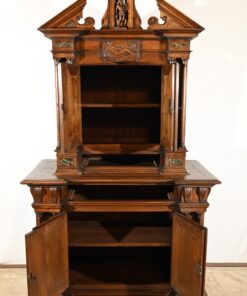 Two-Body Buffet Solid Walnut - Both Compartments - Styylish
