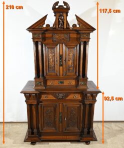 Two-Body Buffet Solid Walnut - Height - Styylish