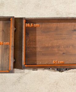 Two-Body Buffet Solid Walnut - Drawer Dimensions - Styylish