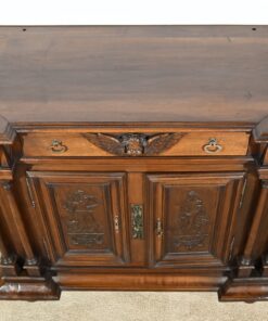 Two-Body Buffet Solid Walnut - Base Without Top - Styylish