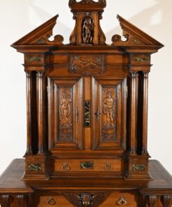 Two-Body Buffet Solid Walnut - Top Front Detail - Styylish