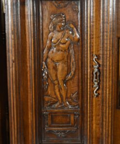 Two-Body Buffet Solid Walnut - Figure Detail - Styylish