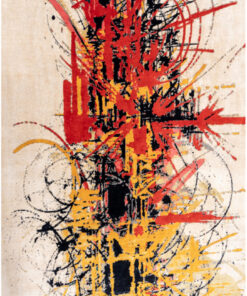 Handwoven Tapestry Georges Mathieu - Central Design - Styylish