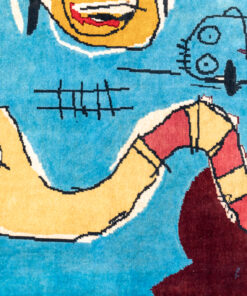 Hand-Woven Tapestry Basquiat - Color Detail - Styylish