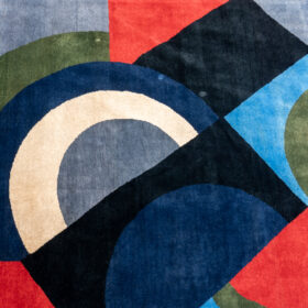 Hand-Woven Tapestry Inspired by Sonia Delaunay, 2023