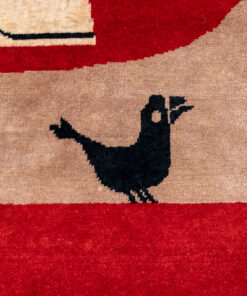 Hand-Woven Tapestry Le Corbusier - Bird Detail - Styylish
