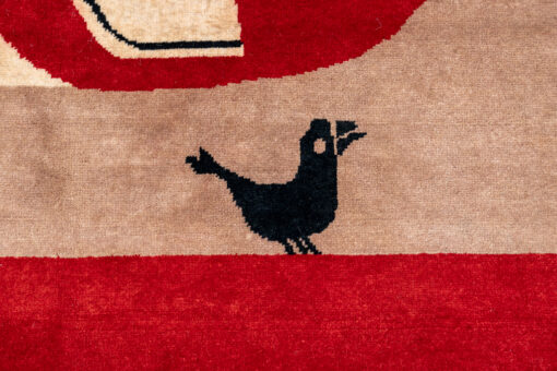 Hand-Woven Tapestry Le Corbusier - Bird Detail - Styylish