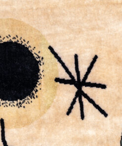 Hand-Woven Tapestry Miró - Figure and Shape Detail - Styylish