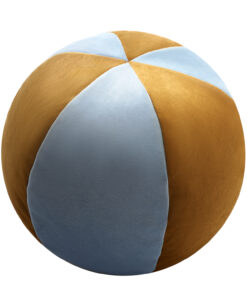 Velvet Ball Cushion Orange- Styylish