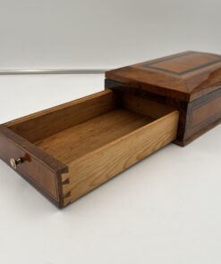 Biedermeier Jewelry Box Walnut - Open - Styylish