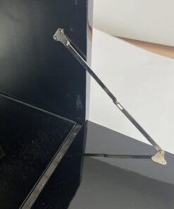 Small Art Deco Bar Cabinet - Chrome Hardware - Styylish