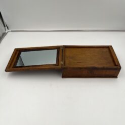 Biedermeier Jewelry Box Walnut - Open with Mirror - Styylish