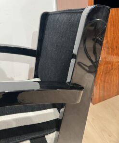 Pair of Art Deco Armchairs - Lacquer Side Profile - Styylish