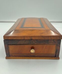 Biedermeier Jewelry Box Walnut - Drawer - Styylish