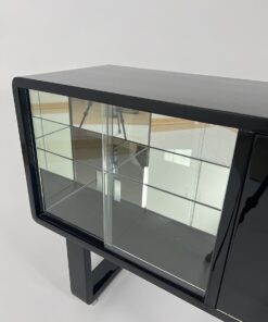 Small Art Deco Bar Cabinet - Glass Doors - Styylish