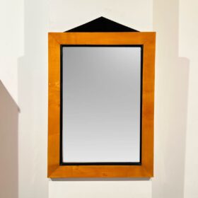 Biedermeier Wall Mirror, Maple, Ebonized, Southern Germany circa 1820