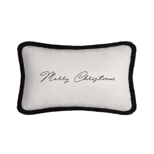 Christmas Happy White Pillow- Styylish