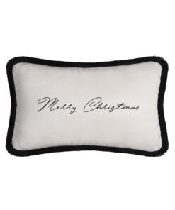 Christmas Happy White Pillow- Styylish