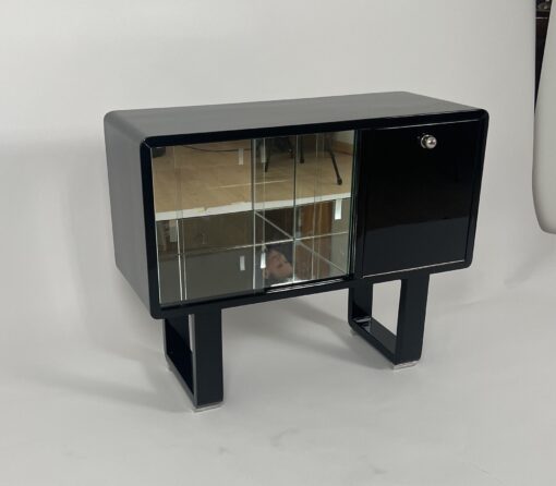 Small Art Deco Bar Cabinet - Side - Styylish