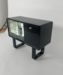 Small Art Deco Bar Cabinet - Side Profile - Styylish